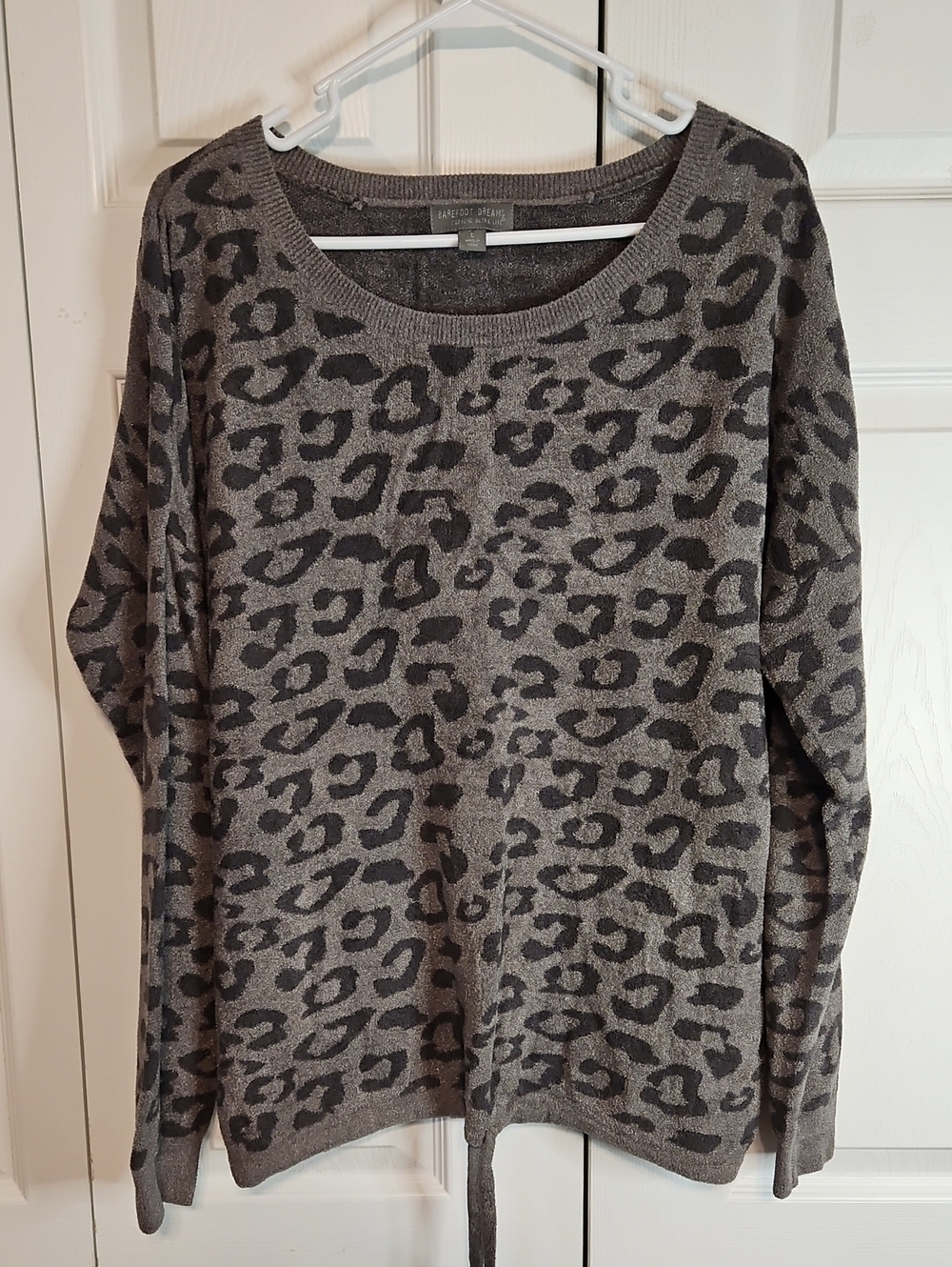 Barefoot Dreams Gray CozyChic Ultra Lite in the Wild Pullover